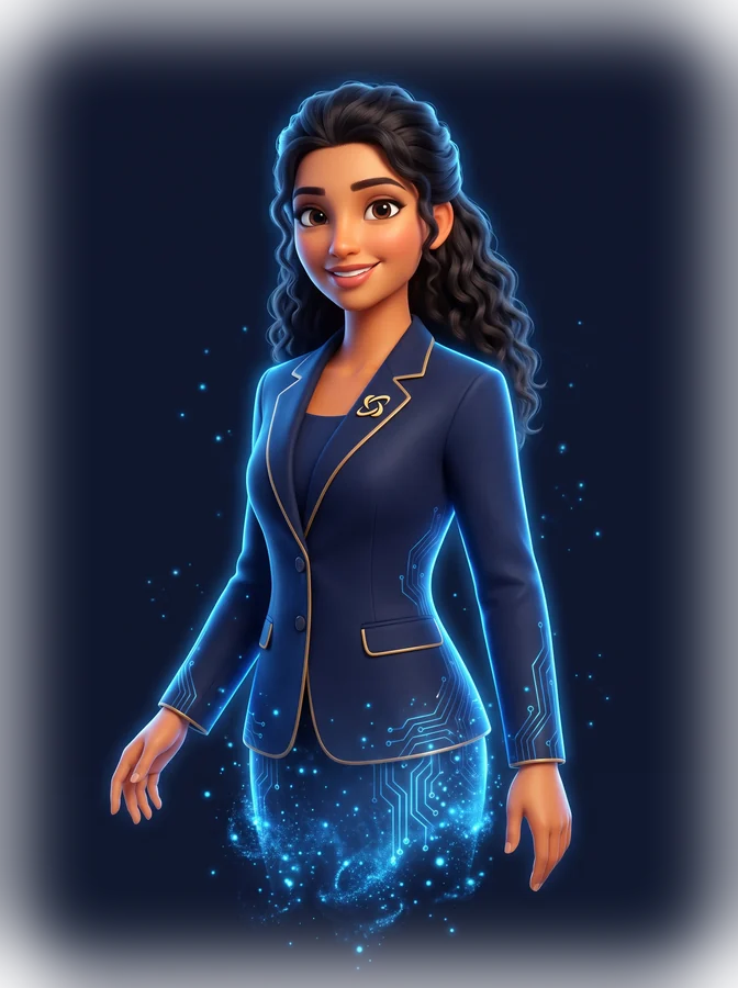 Aria, Shanti's virtual travel agent